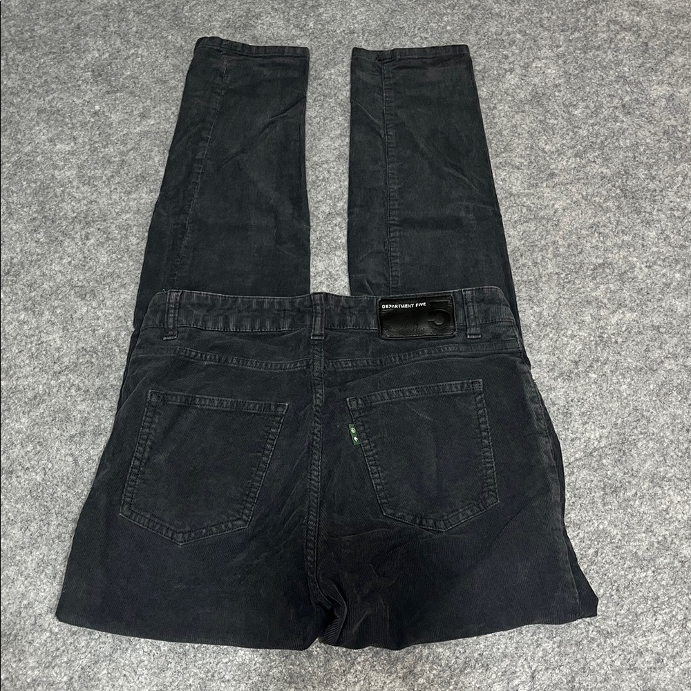 Women’s Department Five Charcoal High Waisted Straight Leg Corduroy Pants - Picture 4 of 8